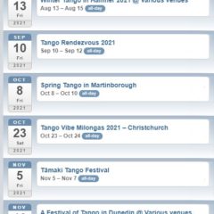 Tango Festivals 2021