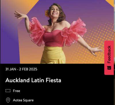 Auckland Latin Fiesta - Free Tango Lesson with Kelly @ Aotea Square | Auckland | Auckland | New Zealand